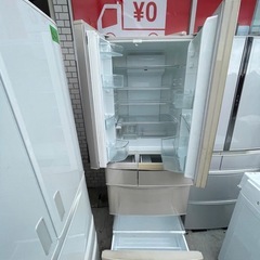 NO B675🌈福岡市内配送設置無料✨🌈パナソニック Panasonic 冷蔵庫（501L・フレンチドア）シャンパン ECONAVI・ナノイー・ワンダフルオープン搭載 NR-F506T-Nの画像