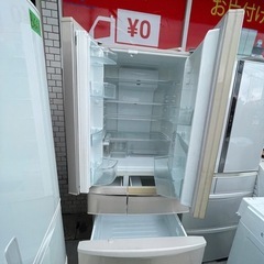 NO B675🌈福岡市内配送設置無料✨🌈パナソニック Panasonic 冷蔵庫（501L・フレンチドア）シャンパン ECONAVI・ナノイー・ワンダフルオープン搭載 NR-F506T-Nの画像