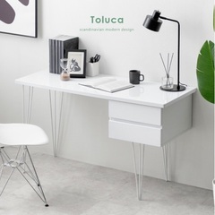 【PCデスク／エアリゾーム Toluca（120cm幅）】の画像