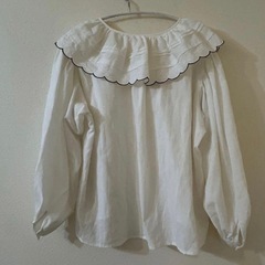 GRL 長袖ブラウス トップス 白の画像