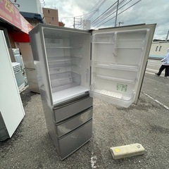 NO B673🌈福岡市内配送設置無料✨🌈AQR-361F-S 冷蔵庫 ミスティシルバー [355L /4ドア /右開きタイプ] の画像