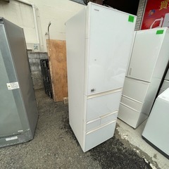 NO B672🌈福岡市内配送設置無料✨🌈GR-J43GXV-ZW 冷蔵庫 クリアシェルホワイト [410L /5ドア /右開きタイプの画像