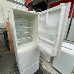 NO B672🌈福岡市内配送設置無料✨🌈GR-J43GXV-ZW 冷蔵庫 クリアシェルホワイト [410L /5ドア /右開きタイプの画像