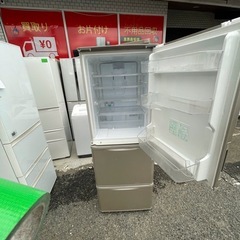 NO B671🌈福岡市内配送設置無料✨🌈SJ-W352D-N 冷蔵庫 ゴールド [350L /3ドア /左右開きタイプ]の画像