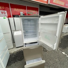 NO B671🌈福岡市内配送設置無料✨🌈SJ-W352D-N 冷蔵庫 ゴールド [350L /3ドア /左右開きタイプ]の画像