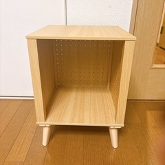 【美品】サイドテーブル　収納ボックス　韓国インテリア　の画像