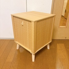 【美品】サイドテーブル　収納ボックス　韓国インテリア　の画像