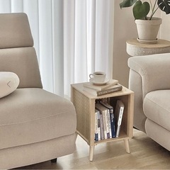 【美品】サイドテーブル　収納ボックス　韓国インテリア　の画像