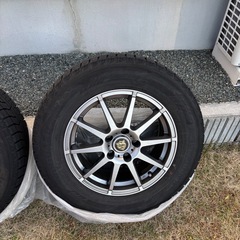 215/65r16　スタッドレスアルミホイールセット　ナット20ケお付け致します。　　　の画像