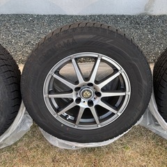 215/65r16　スタッドレスアルミホイールセット　ナット20ケお付け致します。　　　の画像