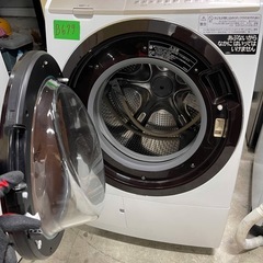 NO B679🌈福岡市内配送設置無料✨🌈ドラム式洗濯乾燥機 BD-SV110GL-W [洗濯11.0kg /乾燥6.0kg /ヒーター乾燥(水冷・除湿タイプ) /左開き] 2022ねn2022年の画像