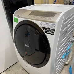 NO B679🌈福岡市内配送設置無料✨🌈ドラム式洗濯乾燥機 BD-SV110GL-W [洗濯11.0kg /乾燥6.0kg /ヒーター乾燥(水冷・除湿タイプ) /左開き] 2022ねn2022年の画像