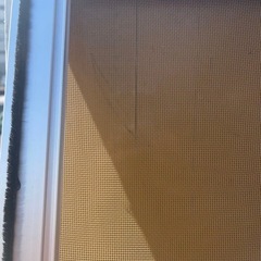 美品　ネット張替済み　アルミサッシ　網戸　W875×H1858 ベランダ　掃き出しの画像