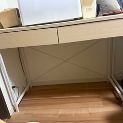 勉強机　工作机　テーブル　椅子付き　
セット売り　の画像