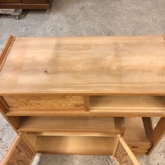 屋久杉 無垢材の飾り棚 茶箪笥　雰囲気バツグン❗️92cm×41cm×高さ66cmの画像