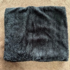 【新品未使用】ニット帽＆ネックウォーマー  2点セット ケーブル編み ボア裏地 グレー all-match✨  の画像