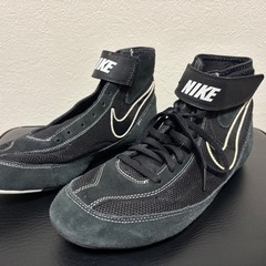 NIKE レスリング＆ボクシングシューズ ブラック ハイカット　27.5cmの画像