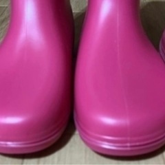 新品 18㎝❤️19㎝ 長靴  ２足セット ピンク 日本製  (キッズマスク ２枚付き)の画像