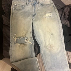 リーバイスシルバータブ　ワイドバギーデニムの画像