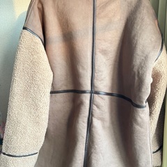 CPCM ブラウン ムートンコート オーバーサイズの画像