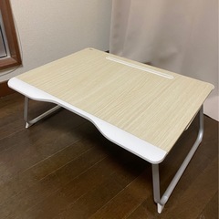 【豊島区南長崎引取限定】2点セット　キャスター付きラック、折りたたみミニテーブルの画像