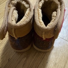 ハリスツイード　ムートンブーツ15cmの画像