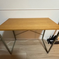 シンプルテーブル　デスクの画像