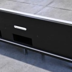 ✨🕊️大人のリビングを一瞬で格上げする—IDC大塚家具《カルラ Carra》ガラス天板×高級モダンTVボード＊白×ダークブラウンの名作デザイン／ハイタイプ160cm／リビング収納／AVボード💎🌿の画像