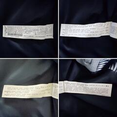 【ザラ】スーツ グレー コットンリネン混 上50下42の画像