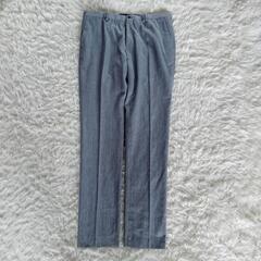 【ザラ】スーツ グレー コットンリネン混 上50下42の画像