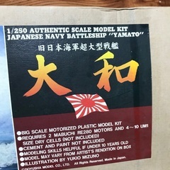 当時物　開封済み未組み立て　大和の画像