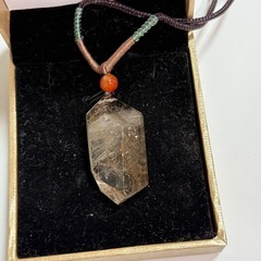 金運アップと言えばルチルペンダントの画像