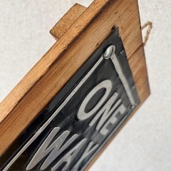 アルミ　木製　サインボードの画像