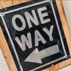 アルミ　木製　サインボードの画像