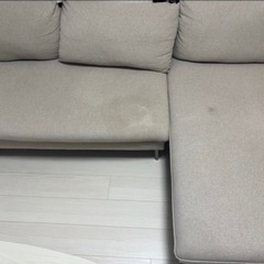 3人掛けカウチソファの画像