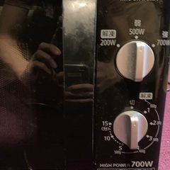 【美品】電子レンジ/アイリスオーヤマ製（アルコール除去済）の画像