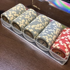 ポーカー用チップ 日焼け多め ジャンクの画像