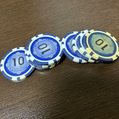 ポーカー用チップ 日焼け多め ジャンクの画像