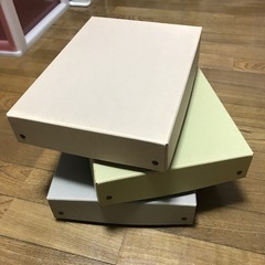 ▶︎箱収納３個・フェリシモ◀︎の画像
