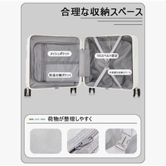 【ほぼ新品】スーツケース ブルー　Sの画像