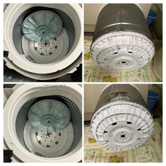 決まりました　アクア　2021年製 5Kg  洗濯槽分解洗浄済　AQW-GS50J 3ヶ月保証付の画像