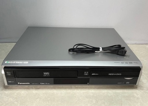 動作品 Panasonic VHS一体型DVDレコーダー DMR-XP21V