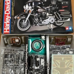 タミヤ ハーレーダビットソン ブラックスペシャル 1/6 プラモデルの画像