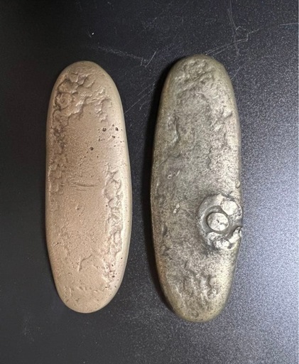 天保丁銀 古銭 レトロ ビンテージ 2本 155g 113g