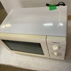 決まりました単機能電子レンジ  山善　MW-D196（W） 1ヵ月保証付 定格出力　600Wの画像
