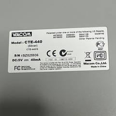 WACOM　ペンタブレットの画像