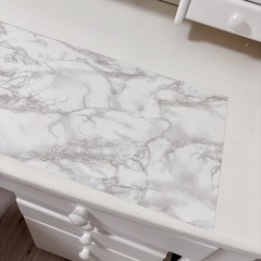 デスク　勉強机　ホワイト　インテリア　チェア　椅子付きの画像