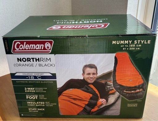 コールマンマミー型寝袋新品未使用品 お取引決まりました‼️