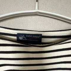 SAINT JAMES ストライプ 長袖Tシャツの画像
