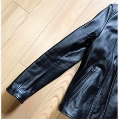 ナノユニバース　ダブルレザージャケットの画像